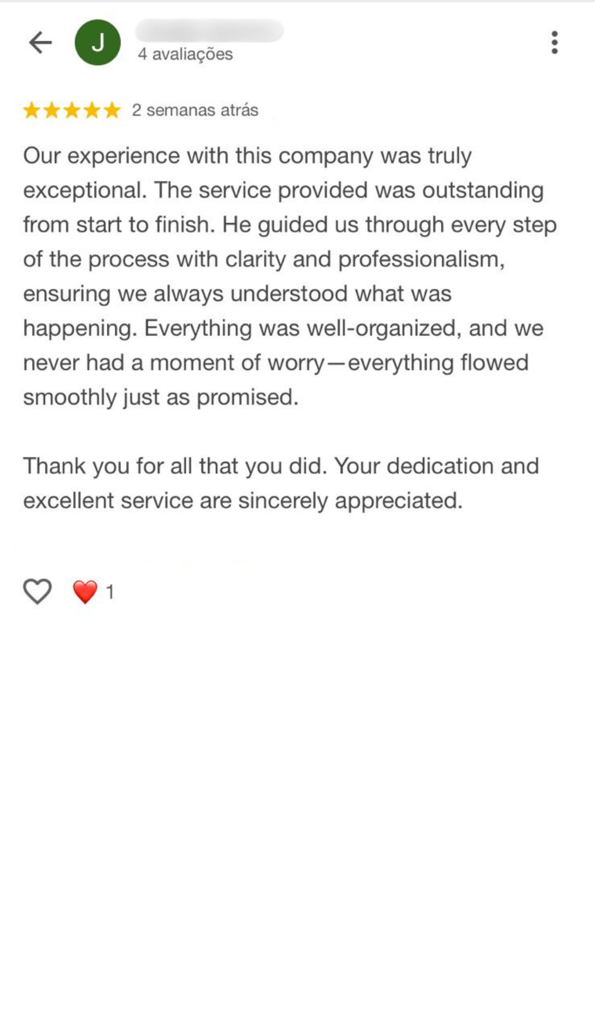 Successful IVF treatment client sharing her testimony about our company's safety and care in transporting embryos.