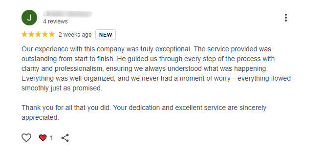 Successful IVF treatment client sharing her testimony about our company's safety and care in transporting embryos.