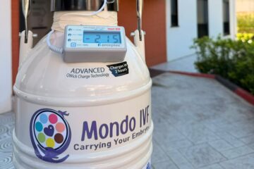 Dry shipper, specialized delivery service for gametes and embryos